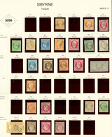 SMYRNE : GC 5098 Sur 25 Timbres Dont N°19 (scheller), 27(scheller), 33, 48, 49. TB, B Ou Pd. - Altri & Non Classificati