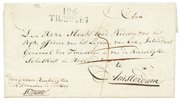 1813 126 TILBOURG Sur Lettre Avec Texte Pour AMSTERDAM. RARE. Superbe. - 1792-1815 : Departamentos Conquistados