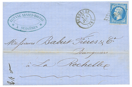 "PIQUAGE De SURGERES" : 1862 20c(n°14) PICAQUE Spécial De SURGERES Sur Lettre Pour LA ROCHELLE. Superbe. - 1853-1860 Napoléon III.