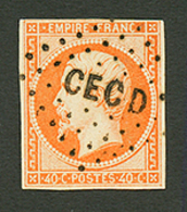 CORPS EXPEDITIONNAIRE DE CHINE - Bureau D : 40c(n°16) Obl. CECD. Frappe Magnifique De Ce Bureau Trés Rare. TTB. - Altri & Non Classificati