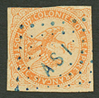 ASSINIE - COTE D' IVOIRE : 40c AIGLE Obl. ASI En Bleu. Trés Rare Et Superbe. - Other & Unclassified