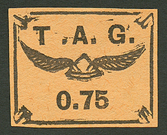 GUYANE - TAG : PA 0. 75 (n°3) Neuf. Cote 1600€. Signé BRUN. Superbe. - Autres & Non Classés