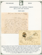 BENIN - PRECURSEURS : 1864 GB/2F + LAGOS Sur Enveloppe Avec Texte Daté PORTO-NOVO Pour La FRANCE. TB. - Altri & Non Classificati