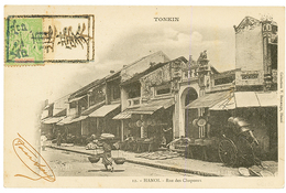 INDOCHINE 5c Obl. Cachet CHINOIS Sur Carte Du TONKIN Pour La FRANCE. Trés RARE. Superbe. - Other & Unclassified