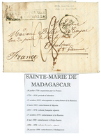 SAINTE MARIE DE MADAGASCAR - PRECURSEUR : 1829 PAYS D' OUTREMER PAR LA ROCHELLE (rare) Sur Lettre Avec Texte Daté "ST MA - Otros & Sin Clasificación