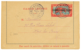 OUBANGUI CHARI TCHAD : 1918 Entier Carte Lettre 10c Obl. BANGUI OUBANGUI-CHARI-TCHAD Pour La FRANCE. TTB. - Andere & Zonder Classificatie