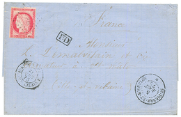 1875 CG 80c CERES(pd) Obl. SPM + ST PIERRE ET MIQUELON Sur Lettre Pour ST MALO. TB. - Autres & Non Classés