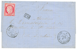 1875 CG 80c CERES(pd) Obl. SPM + ST PIERRE ET MIQUELON Sur Lettre Pour ST MALO. TB. - Andere & Zonder Classificatie