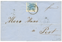 BOSNIA - PRECURSOR : 1858 AUSTRIA 9kr Canc. BROOD On Cover To PEST. FERCHENBAUER Certificate. Superb. - Bosnia Erzegovina