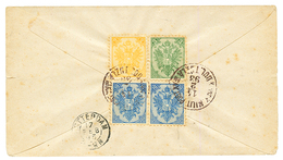 BOSNIA : 1893 P./Stat 5h + RECOM. + Verso 2h + 3h + 10h(x2) Sent REGISTERED From TUZLA To NETHERLANDS. Vf. - Bosnië En Herzegovina