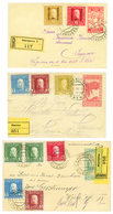 BOSNIA : Lot Of 3 REGISTERED POSTAL STATIONERY With Nice Additional Franking. Superb. - Bosnië En Herzegovina