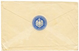 ETHIOPIA - Consular Mail : Scarce Blue Label KAISERLICH DEUTSCHE GESANDTSCHAFT FUR ABESSINIEN On Reverse Of Envelope To  - Etiopía