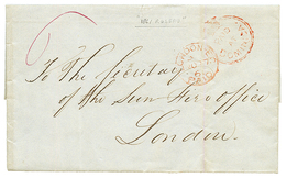 1861 Crown Circle PAID AT DOMINICA On Entire Letter Datelined "ROSEAU" To LONDON. Vf. - Andere & Zonder Classificatie