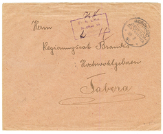 DOA : 1916 Boxed Cachet MOROGORO + Manus. Tax On Envelope To TABORA. Vf. - Duits-Oost-Afrika