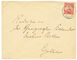 CAROLINES : 1905 10pf Canc. YAP KAROLINEN On Envelope To GERMANY. Superb. - Isole Caroline