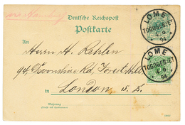 TOGO - VORLAUFER : 1894 GERMANY P./Stat 5pf + 5pf Canc. LOME TOGOGEBIET To ENGLAND. Vvf. - Togo