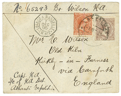 GOLD COAST - ASHANTI Expédition Via CANARY Islands : 1895 SPAIN 10c + 15c Canc. LAS PALMAS CANARIAS + "CAPt R.A/ Of Det. - Costa D'Oro (...-1957)