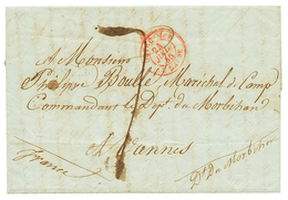 NEVIS - PRECURSOR : 1845 OUTRE-MER LE HAVRE On Entire Letter Datelined "NEVIS" To FRANCE. RARE. Vf. - St.Cristopher-Nevis & Anguilla (...-1980)
