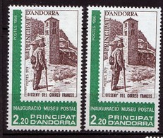 Principat D'Andorra N° 366 1988 Neuf Timbre De Gauche ** - Unused Stamps