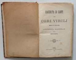 Raccolta Di Canti Per Cori Virili Conferenza Magistrale Bregaglia Coira 1893 - Sin Clasificación