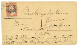 SPANISH GUINEA - CORISCO : USA 3c Canc. ANDOVER MASS. On Envelope To CORISCO WEST AFRICA. Very Scarce Destination Sent T - Otros & Sin Clasificación