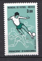 Principat D'Andorra N°350  1986 Neuf  ** - Unused Stamps