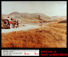 AUVERGNE : 1911 Lac De GUERY Dans Le Puy-de-Dôme - Tirage Officiel D'un Autochrome Par Musée ALBERT KHAN - Automobile