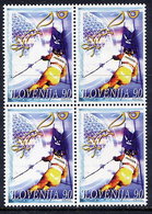 SLOVENIA 1997 Golden Fox Ski Competition Block Of 4 MNH / **.  Michel 213 - Slowenien
