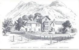 CUMBRIA - AMBLESIDE - DUNGEON GHYLL OLD HOTEL 1958 Cu666 - Ambleside