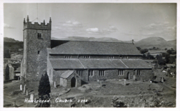 CUMBRIA - HAWKSHEAD - CHURCH RP Cu878 - Hawkshead