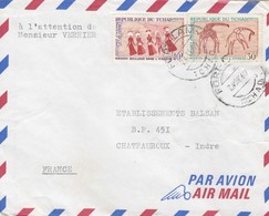 LETTRE. TCHAD FORT LAMY POUR CHATEAUROUX  /   3 - Brieven En Documenten