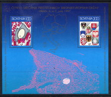 SLOVENIA 1997  Meeting Of Central European Presidents Block  MNH / **.  Michel Block 5 - Slovenia