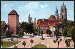 C5330 - Schlettau - Hexenturm Straßburger Tor St. Georgs Kirche - Verlag Julius Manias & Cie - Schlettau