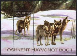 Uzbekistan 2014 MS MNH Wolf Wolves Loups Loup - Ohne Zuordnung