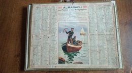 Calendrier Des Postes Et Des Télégraphes 1927 - Retour De Pêche - Grand Format : 1921-40