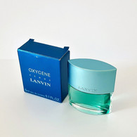 Miniatures De Parfum  OXYGÈNE  HOMME De LANVIN  EDT   5 Ml  + BOITE - Miniatures Hommes (avec Boite)