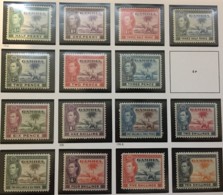 Gambia - MH* - 1938-1946 - # 123/138 - Gambia (...-1964)