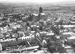 12 - RODEZ : Vue Panoramique Aérienne Sur Hopital / Palais De Justice -  CPSM Dentelée Noir Blanc Grand Format - Aveyron - Rodez