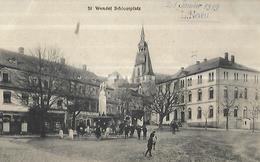 Wendel Schlossplatz   AK 1919 - Kreis Sankt Wendel