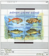 Türkei - Turkey - Turquie - Michel Block 55 - ** Mnh Neuf Postfris - Fische - Unused Stamps