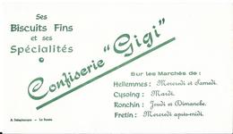 Confiserie "Gigi" Ses Biscuits Fins ....Sur Les Marchés De Hellemmes - Cysoing - Ronchin - Fretin - Cake & Candy