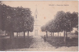 78- VÉLIZY - PLACE DE L'ÉGLISE - CPA PRECURSEUR DOS SIMPLE - Velizy