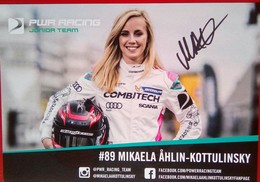 Mikaela Ahlin Kottulinsky (PWR Racing Team) - Autógrafos