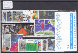 NL-Niederlande Ausgaben 1991 Komplett (B.2459) - Volledig Jaar