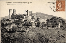 Cp Bas Environs Haute Loire, Chateau De Rochebonne - Andere Gemeenten