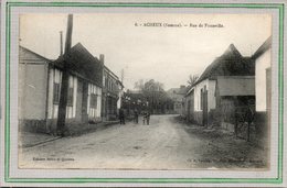 CPA - ACHEUX (80) - Aspect De La Rue De Forceville Dans Les Années 20 - Acheux En Amienois
