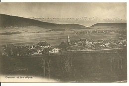 CERNIER ET LES ALPES - Cernier