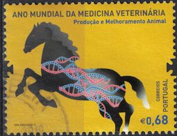 Portugal 2011 Oblitéré Used Année Mondiale De La Médecine Vétérinaire Cheval SU - Oblitérés