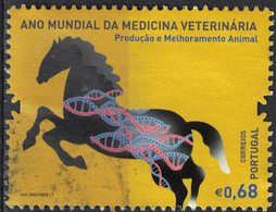 Portugal 2011 Oblitéré Used Année Mondiale De La Médecine Vétérinaire Cheval SU - Oblitérés