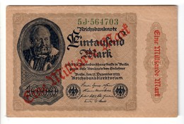 Germania Germany 1 Milliarde Mark 1922 Lotto.1687 - 1 Mrd. Mark